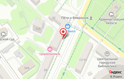 Химчистка-прачечная Диана на Московской улице на карте