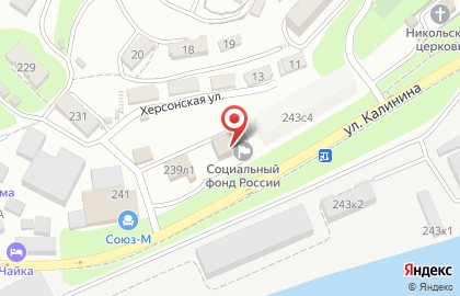 Клиентская служба ПФР в Первомайском районе г. Владивостока в Первомайском районе на карте