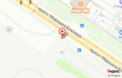 Магазин Kypishiny.ru на проспекте Маршала Блюхера на карте