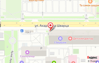 СТО Контроль на улице Академика Шварца на карте