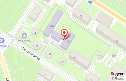 Частный детский сад Светлячок на Магазейной улице на карте