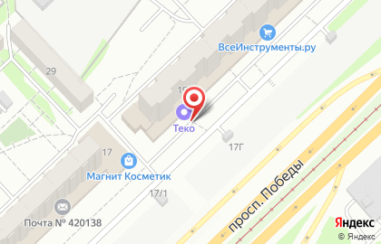 Торговая компания Теко в Приволжском районе на карте