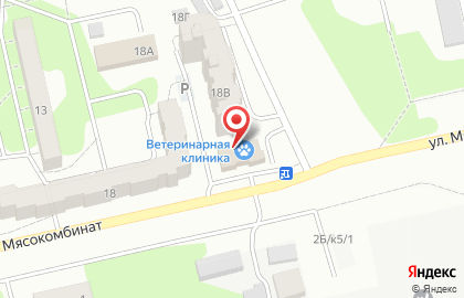 Ветеринарная клиника в Саратове на карте