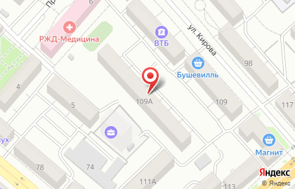 Лето на улице Кирова на карте