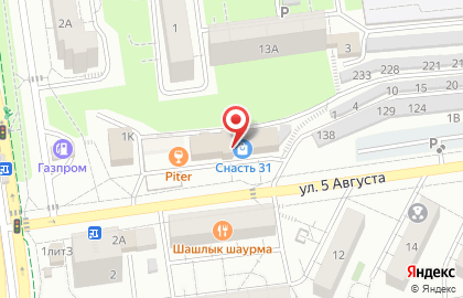 Компания ИНТЕР ОКНА на улице 5 Августа на карте