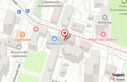 Агентство недвижимости CENTURY 21 на Новослободской на карте