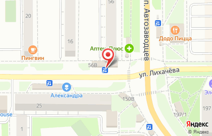 Кафе-пекарня Румяный каравай на проспекте Автозаводцев на карте