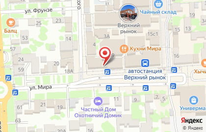 Микрокредитная компания РосДеньги на улице Мира на карте