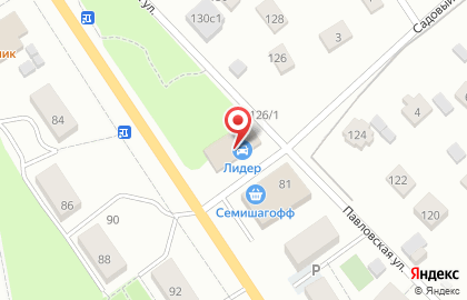 Шиномонтажная мастерская в Садовом переулке на карте