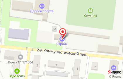 Страйк в Кимрах на карте