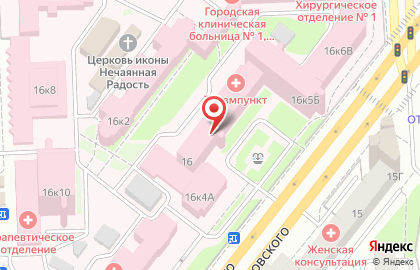 Наркологический центр Новый Вектор на улице Воровского на карте