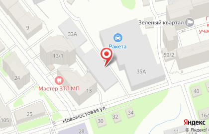 Ракета на улице Энгельса на карте