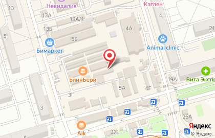 Ателье Модистка в Красноармейском районе на карте
