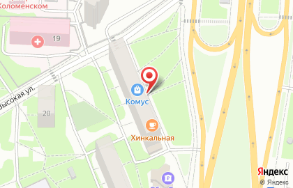 Комус на Коломенской на карте