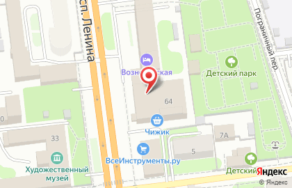 АКБ Инвестторгбанк на проспекте Ленина на карте