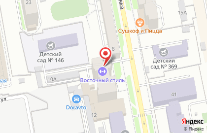 Сауна Сибиряк на улице Мамина-Сибиряка на карте
