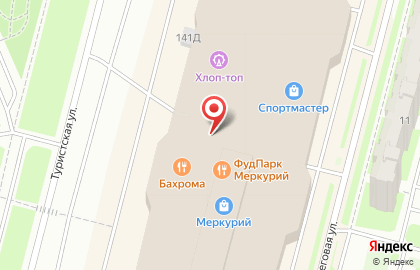 Спортивный магазин Планета Спорт в Приморском районе на карте