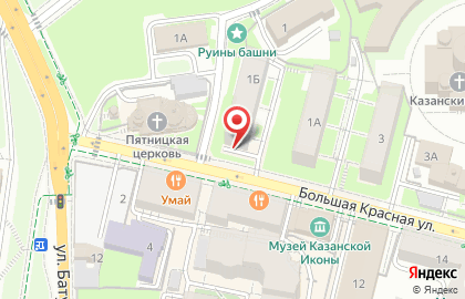 Отдел полиции Опорный пункт общественного порядка №16, Управление МВД РФ по г. Казани на Большой Красной улице на карте