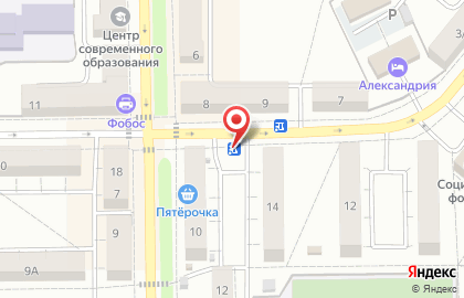 Киоск по продаже фруктов и овощей Удача на карте