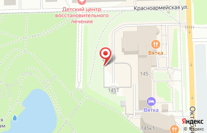 Автостоянка в Кирове на карте