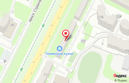 Компания по производству чулочно-носочных изделий Фабрика Носков на проспекте Строителей на карте