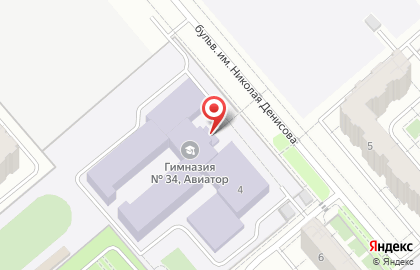 Школа Авиатор на карте