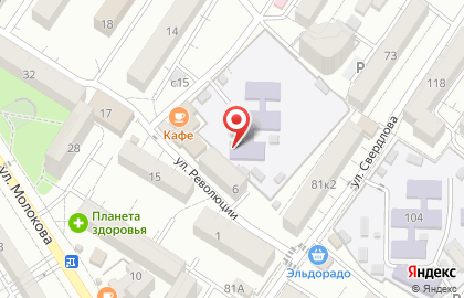 Детский сад №55 на улице Революции на карте