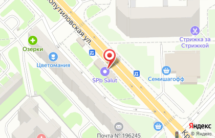 Ателье Дева на Краснопутиловской улице на карте