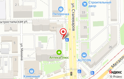 Аптека Планета Здоровья на улице Сталеваров на карте