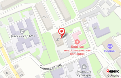 Строительная компания Кварц в Советском переулке на карте