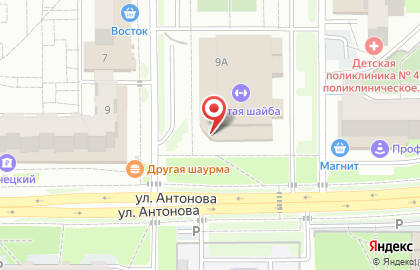 Магазин товаров для хоккея Золотая шайба на карте