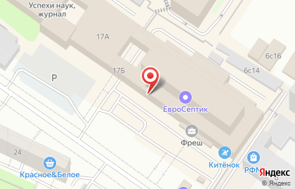 Складской комплекс МойSafe на улице Бутлерова на карте