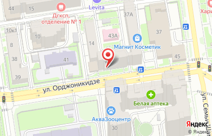 Торговая компания Мебель для бизнеса на улице Орджоникидзе на карте