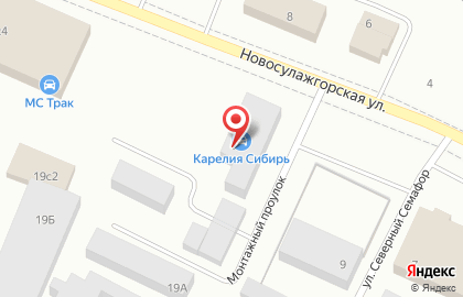 Торгово-сервисная компания Кардан в Петрозаводске на карте