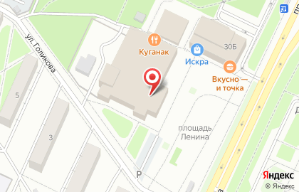 Агентство праздников на проспекте Ленина на карте