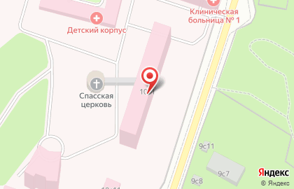 Клиническая больница №1, Управление делами Президента РФ на Староволынской улице на карте