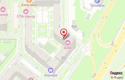 Салон красоты Fresh в Ново-Савиновском районе на карте