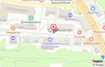 Ресторан грузинской кухни Manavi на улице Чайковского на карте