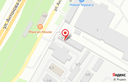 Автомагазин Мир Фаркопов на улице Антонова-Овсеенко, 5 на карте