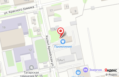 Завод Серп и молот на Кызыл Армейской улице на карте