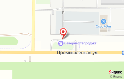 Севернефтепродукт на Промышленной улице на карте