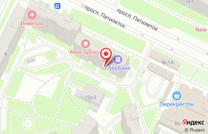 Городской центр жилищных субсидий на проспекте Большевиков на карте