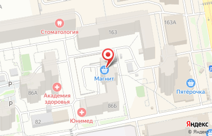 Супермаркет Магнит на Красноармейской улице, 86б на карте