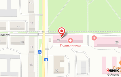 Городская больница г. Котовска Поликлиника взрослая на карте