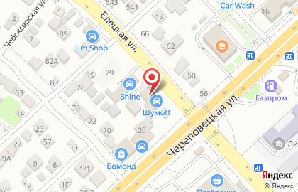 Студия автозвука Bass Market в Ворошиловском районе на карте