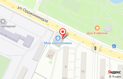 Каблучок на улице Орджоникидзе на карте