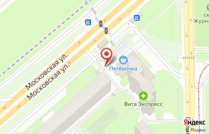 Киоск Липецкое мороженое на Московской улице на карте