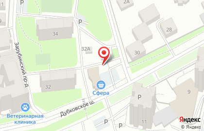 Сфера на Дубковском шоссе на карте