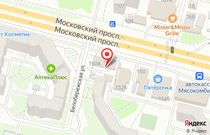 РИО на Московском проспекте на карте