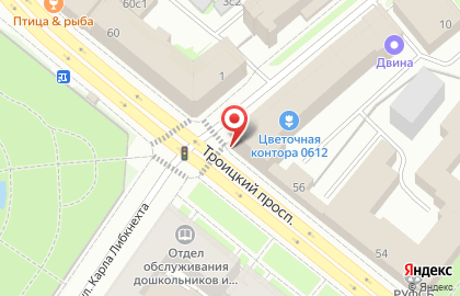 Банк ВТБ на улице Карла Либкнехта на карте